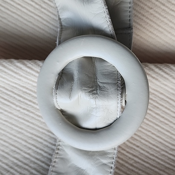 Mackage Wool Blend Real Leather Trim Stunning Trench Style Belted Coat - Picture 14 of 14